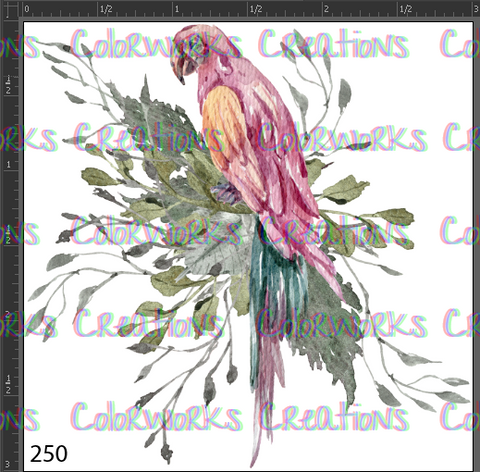 250 - Tropical Bird Floral