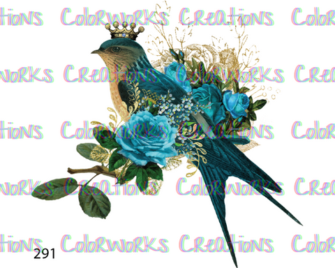 291 - Bird with Flowers