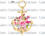 293 - Anchor with Flowers