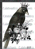 317 - Bird with Flowers