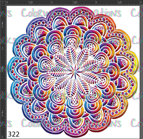 322 - Rainbow Mandala