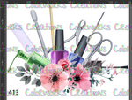 413 - Nail Tech Floral