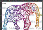 480 - Rainbow Elephant