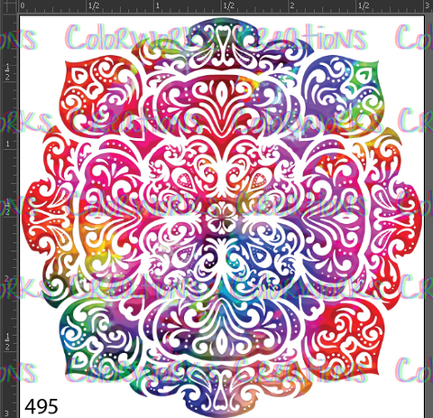 495 - Rainbow Mandala