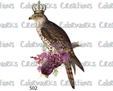 502 - Bird with Flowers