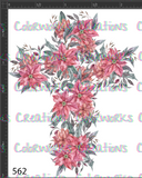 562 - Floral Cross
