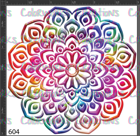 604 - Rainbow Mandala