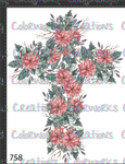 758 - Floral Cross