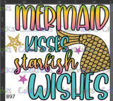 897 - Mermaid Kisses Starfish Wishes