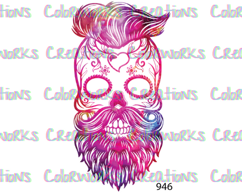 946 - Rainbow Skull