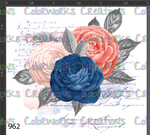 962 - Floral Bouquet with Text